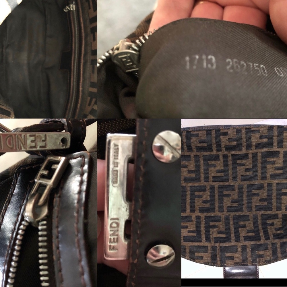 AUTHENTIC RARE FENDI ZUCCA BAGUETTE SHOULDER BAG - Picture 8 of 8